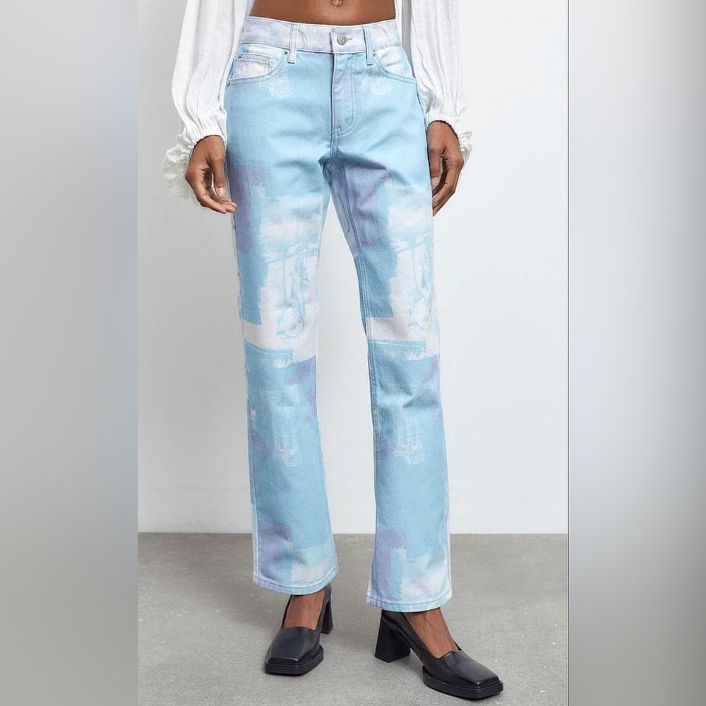 BDG renaissance print cowgirl jean